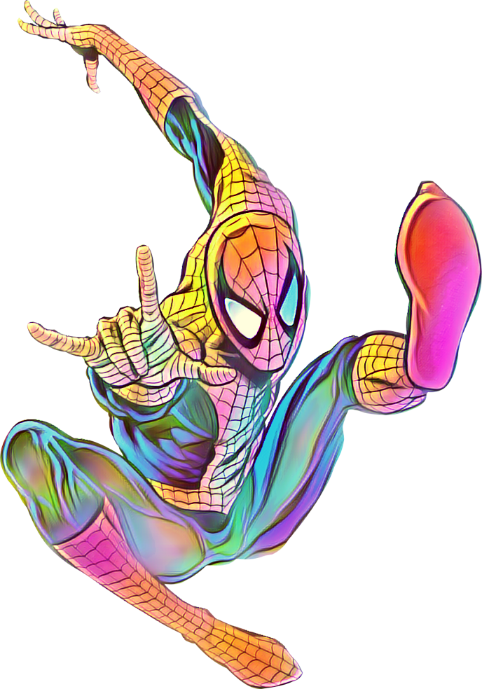 Spider Man Illustration Clipart (688x984), Png Download