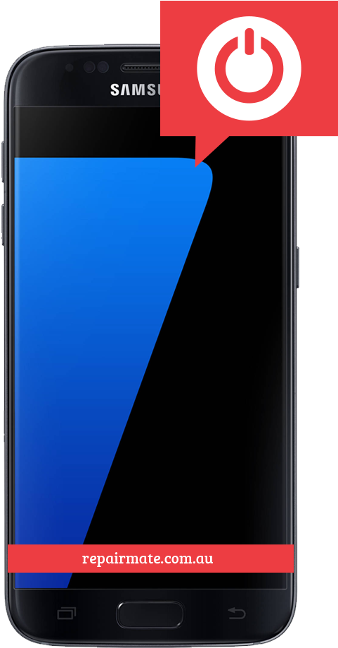 Samsung Galaxy S7 Power Button Repair / Replacement - Smartphone Clipart (481x920), Png Download