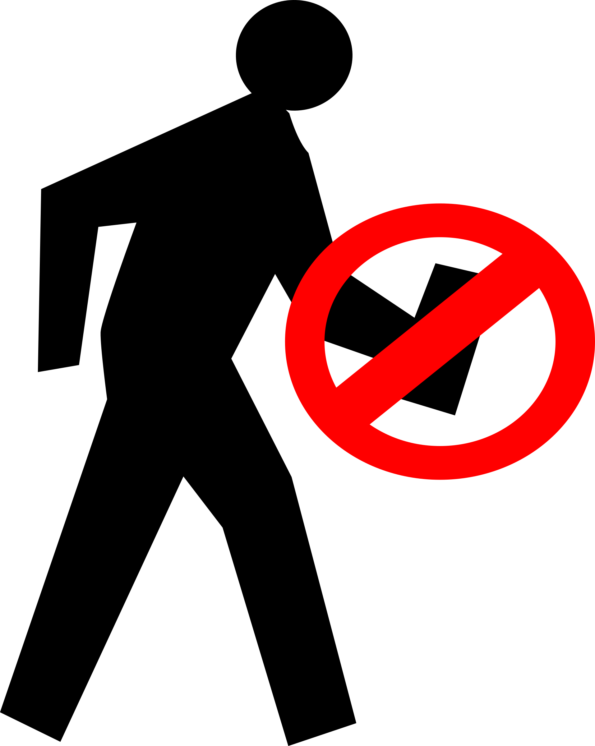 Transparent Walking Clipart Free - Smartphone No - Png Download (1914x2400), Png Download