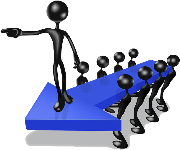 Transparent Leader Clipart - Leadership - Png Download (609x507), Png Download