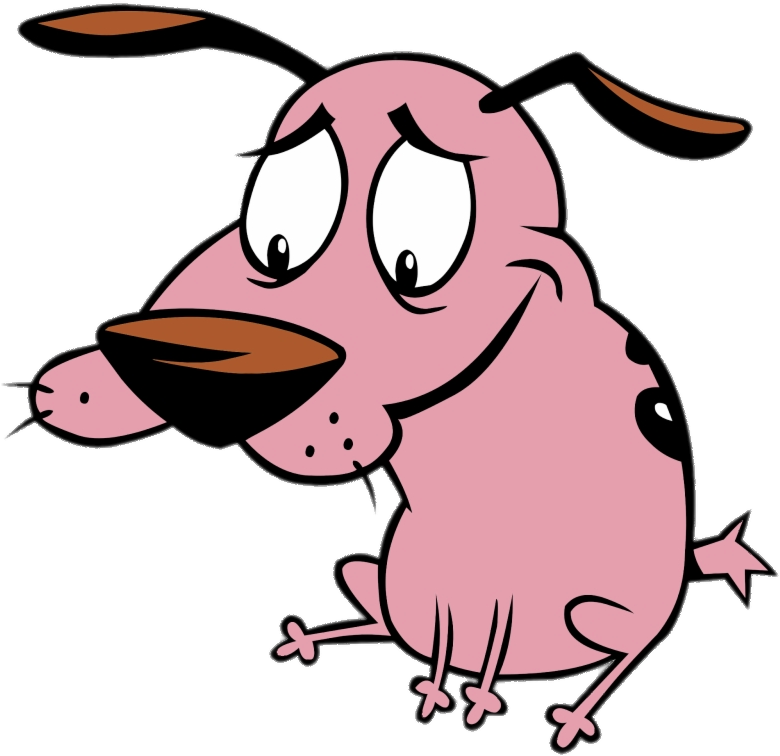 Transparent Courage The Cowardly Dog Png Clipart (840x827), Png Download