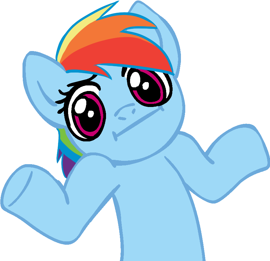 Confused Clipart Shrug - Png Download (943x943), Png Download