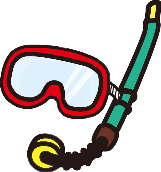 #snorkeling Clipart (542x579), Png Download
