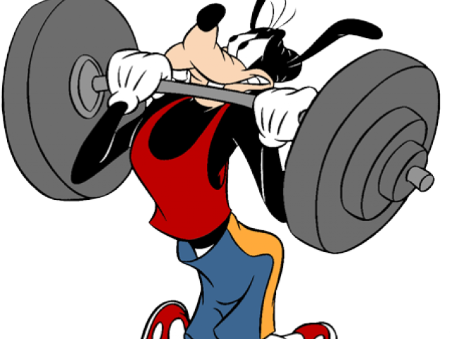 Olympic Games Clipart Weight Lifting , Png Download - Cartoon Character Lifting Weights Transparent Png (640x480), Png Download
