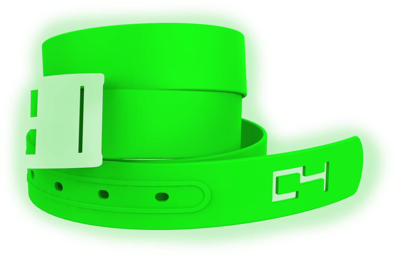 Glow Clipart Green - Belt - Png Download (1342x869), Png Download