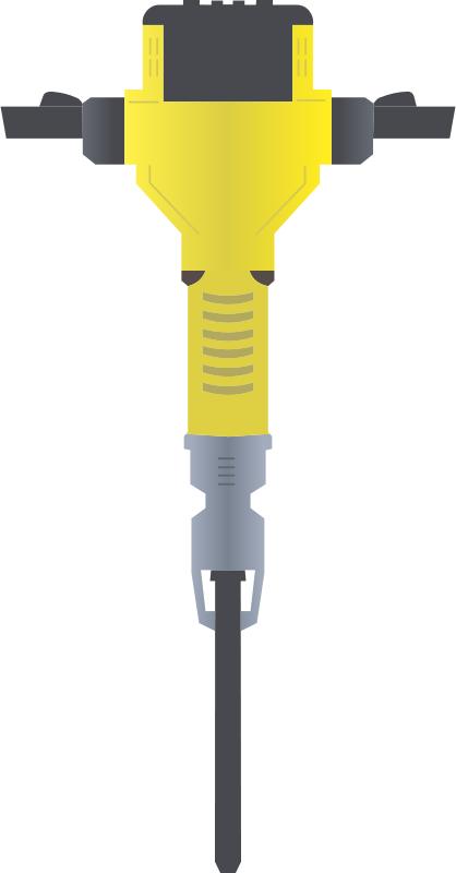 Jackhammer - Jackhammer Png Clipart (418x800), Png Download