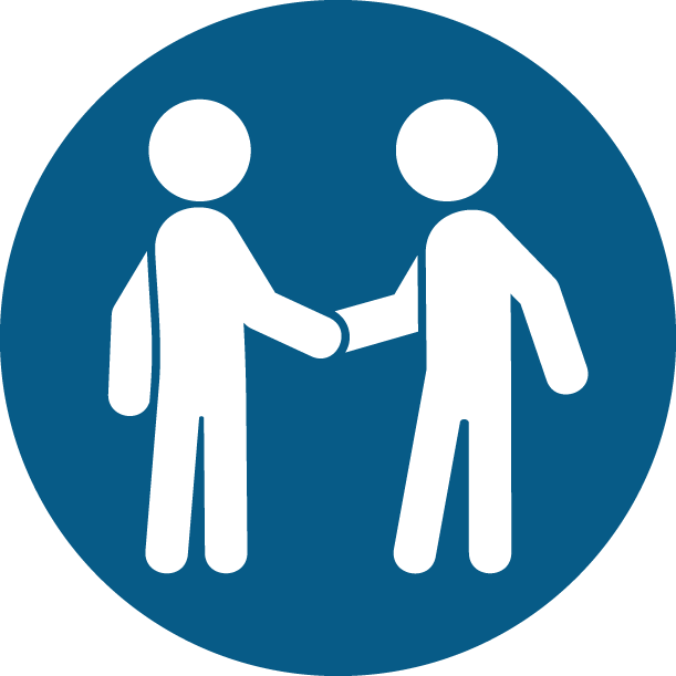 Networking Clipart Attendee - Meet Leaders Icon - Png Download (611x611), Png Download