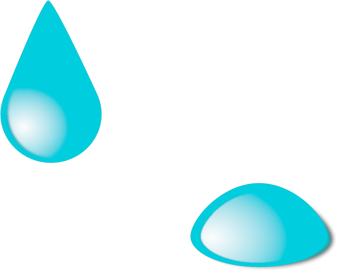 Cartoon Water Drop Gif Clipart (1600x1236), Png Download