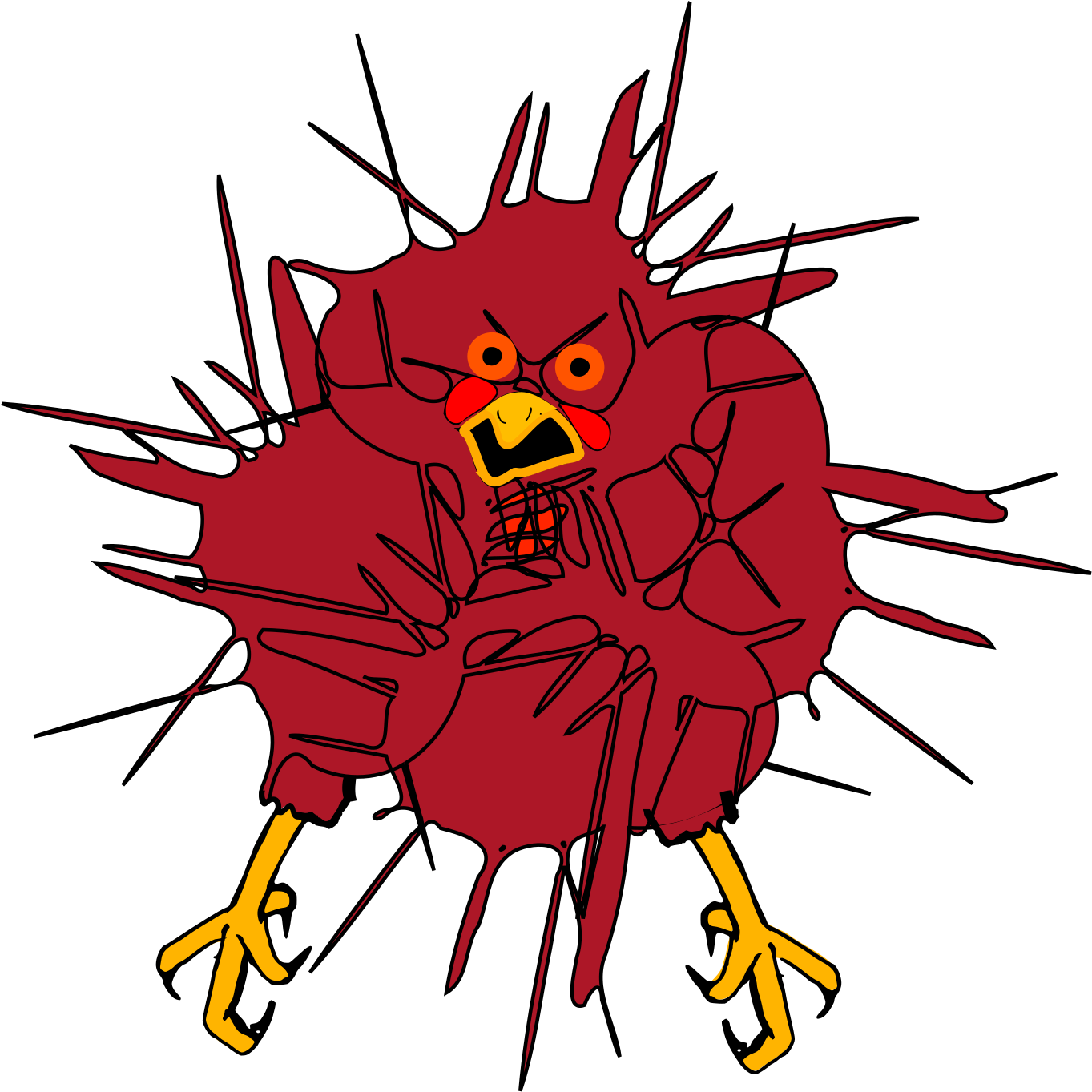 Ruffled Feathers Clip Arts - Ruffled Feathers Clipart - Png Download (1697x2400), Png Download