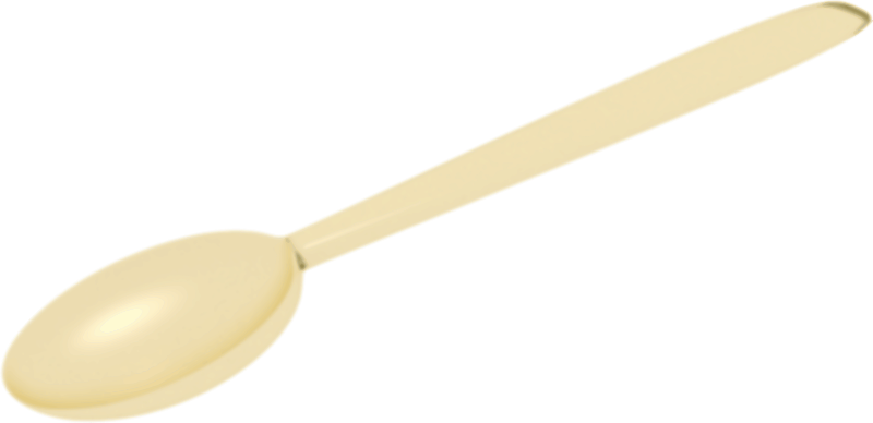 Wooden Spoon - Spoon Clipart (800x388), Png Download