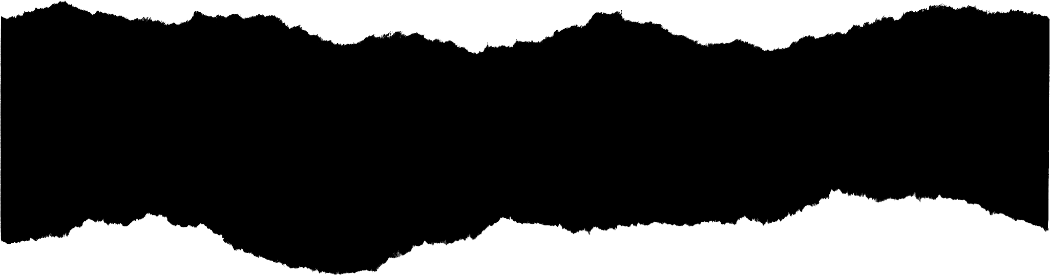 Download Angle Torn Sky Effect Edge Black White Clipart - Black Png