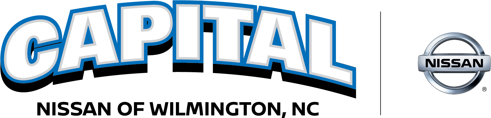 Capital Nissan - Nissan Clipart (1827x484), Png Download