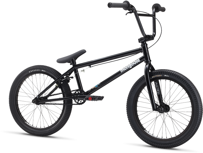Mongoose Fraction - Mongoose Black Bmx Bike Clipart (705x537), Png Download