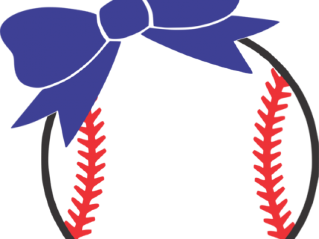 Ribbon Cliparts Baseball - Softball Laces Clipart - Png Download (640x480), Png Download