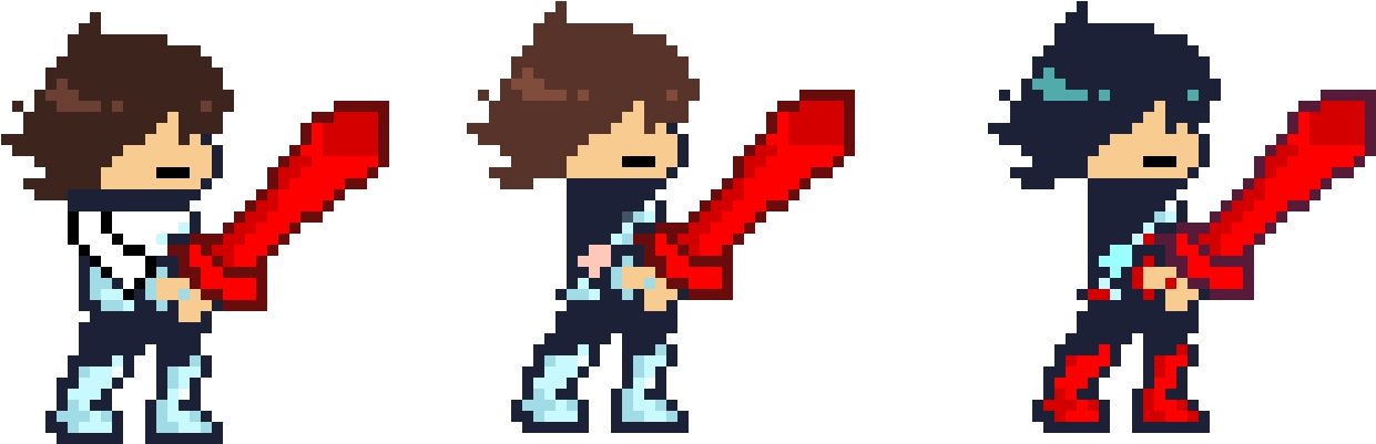 Frisk And Chara Pixel Art Clipart (1320x420), Png Download