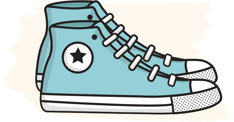 Converse Clip Art - Png Download (779x406), Png Download