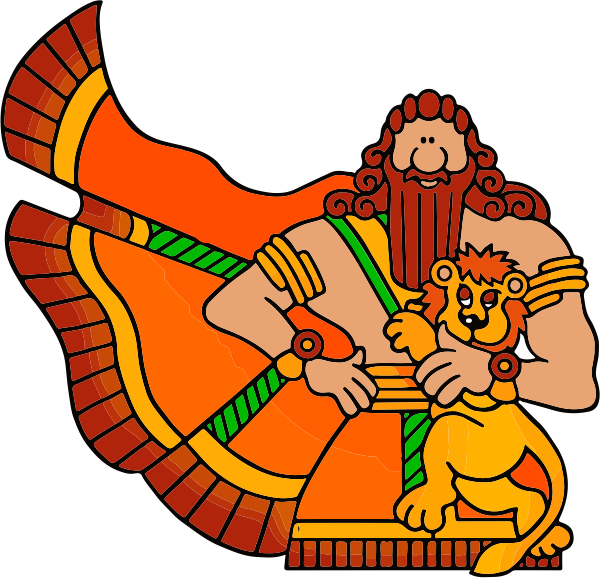 Meso Messages Sticker-2 - Epic Of Gilgamesh Clipart - Png Download (600x578), Png Download