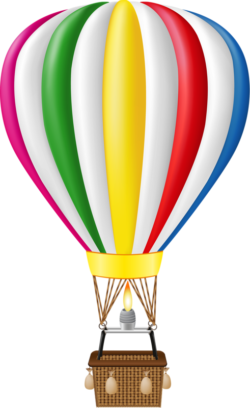 Pin By Girardot On - Hot Air Balloon Clipart - Png Download (491x800), Png Download