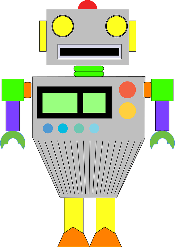 Robot 2015090229 Clipart - Science Fiction Clipart - Png Download (566x800), Png Download