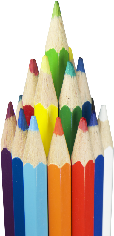 Color Pencils Transparent Png Image - Colour Pencil Clipart Transparent (500x826), Png Download