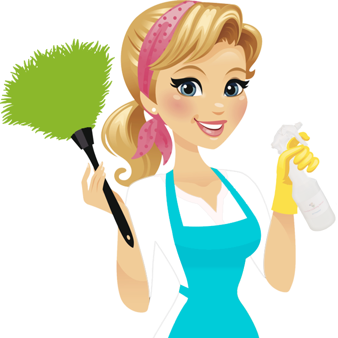 Cleaning Lady Png Vector, Clipart, Psd - Cleaning Lady Clipart Transparent Png (683x682), Png Download
