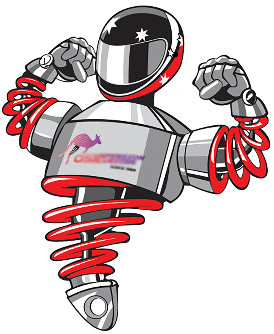 Cartoon Shock Absorber2 - Logo Yss Suspension Clipart (897x1093), Png Download
