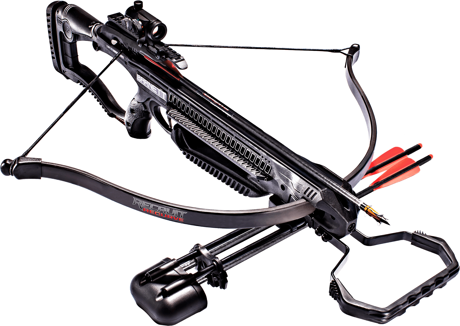 Crossbow Barnett Outdoors Recurve Bow Sight Hunting - Barnett Recruit Recurve Crossbow Clipart (1600x1135), Png Download