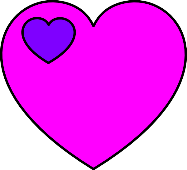Purple Heart Clipart - Png Download (600x548), Png Download
