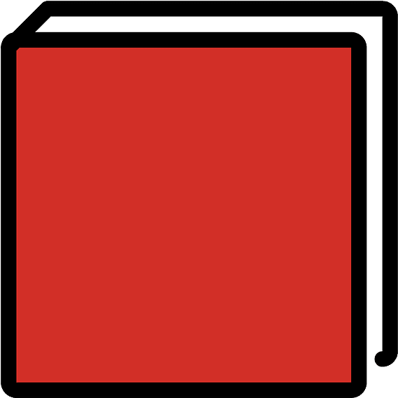 Closed Book Emoji Clipart - Png Download (800x800), Png Download