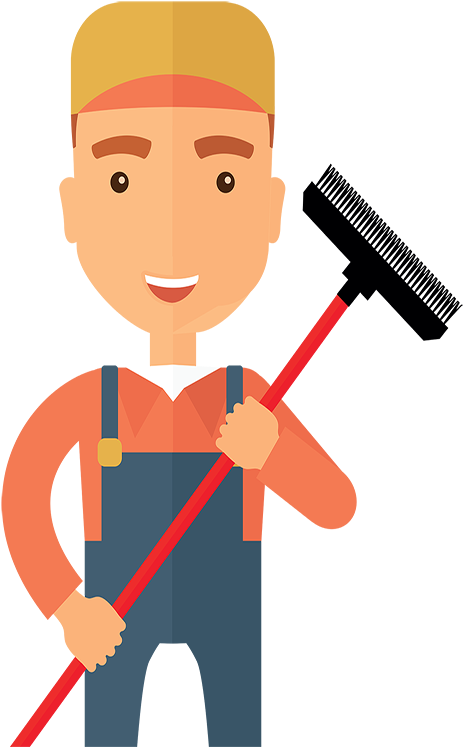 Cartoon Cleaner Png Clipart (546x767), Png Download