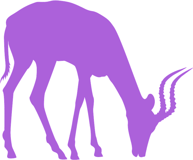 Antelope Silhouette Clipart (800x659), Png Download