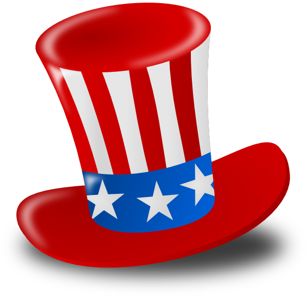 Memorial Day Clipart Flag Cap - Presidents Day Clip Art - Png Download (600x577), Png Download