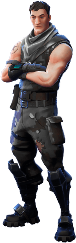 Cosplay Fortnite Black Knight Clipart (400x839), Png Download