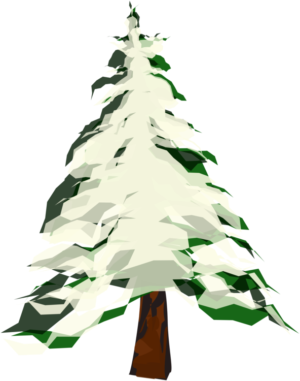 Tree Of Snow Png Clipart (592x750), Png Download