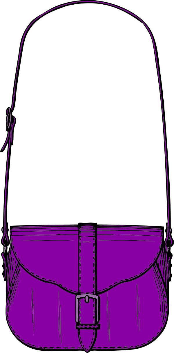 Purse - Purse Clip Art - Png Download (600x1218), Png Download