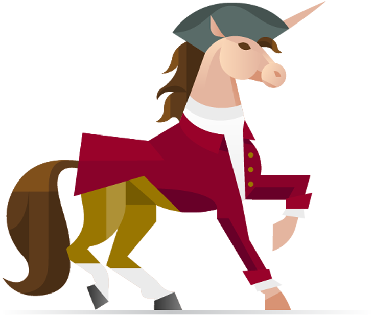 Unicorn - Digitas Unicorns Clipart (729x656), Png Download