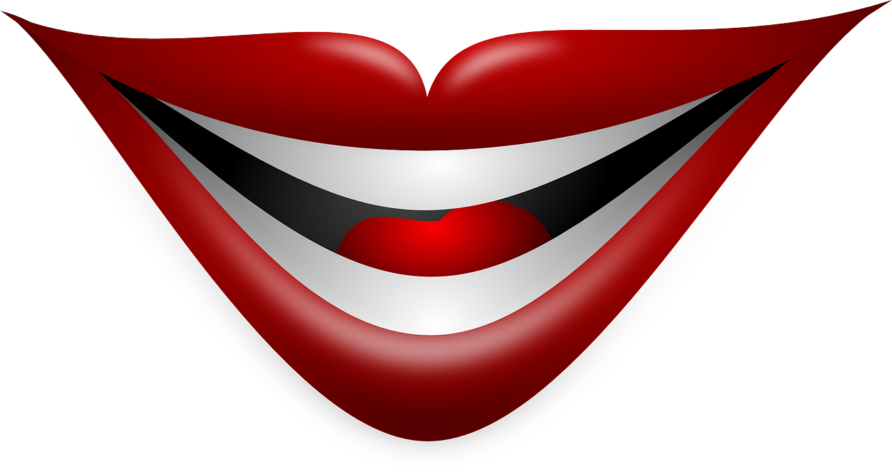 Joker Mouth Clipart (960x508), Png Download