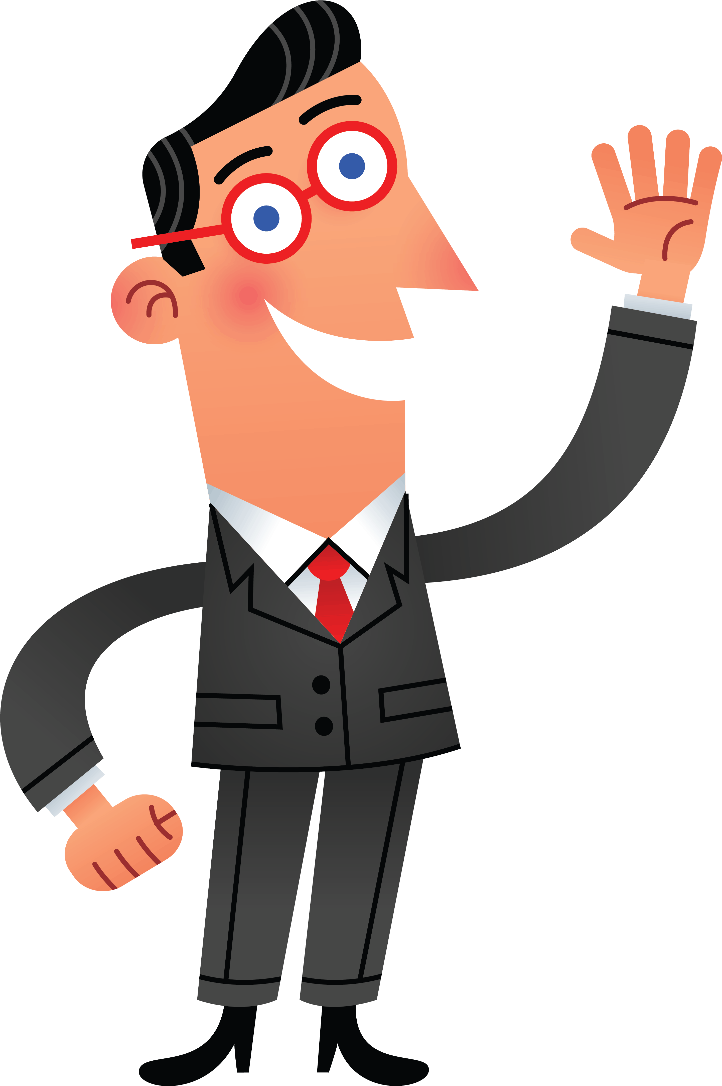 Hi Clipart Person - Rain Money Cartoon Png Transparent Png (2882x4362), Png Download