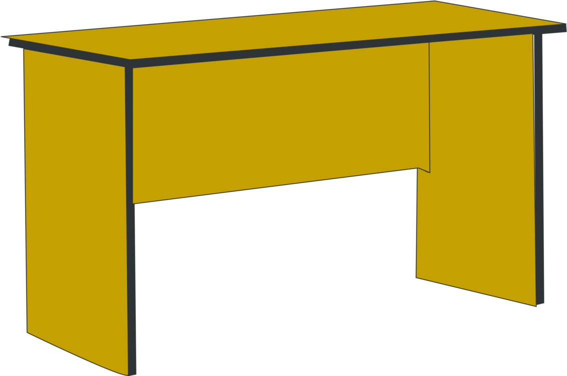 Desk Clipart , Png Download - Bilgisayar Masası Vektör Transparent Png (1133x751), Png Download