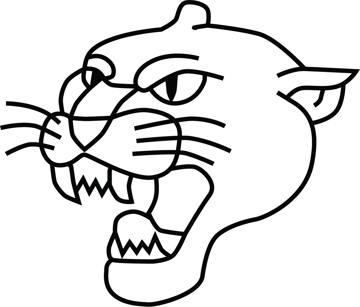 Panther Bomber Jacket Thread Break Clipart (1186x1012), Png Download