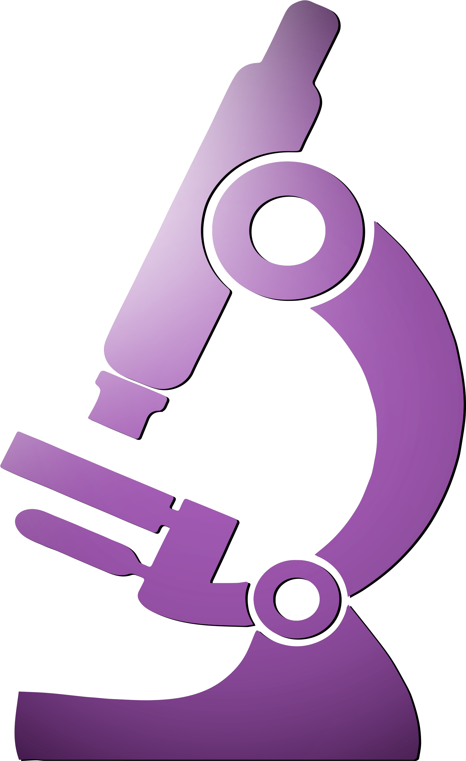 Microscope Clipart Purple, Microscope Purple Transparent - Microscope Clipart - Png Download (2700x2700), Png Download