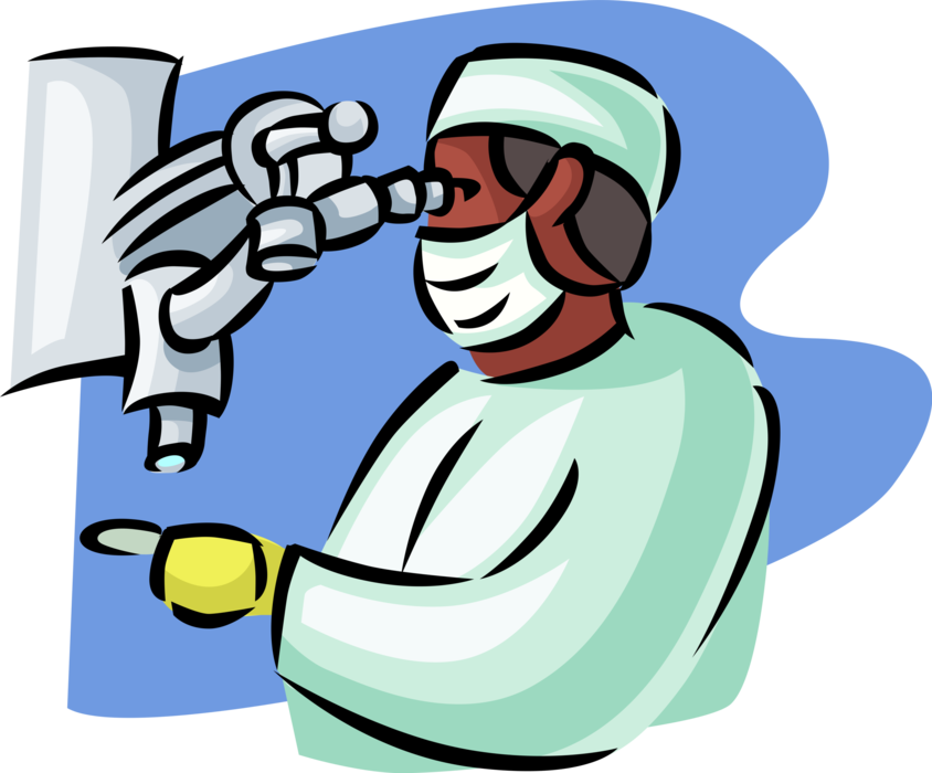 Vector Illustration Of Health Care Professional Doctor - Medical Researcher Clipart - Png Download (844x700), Png Download
