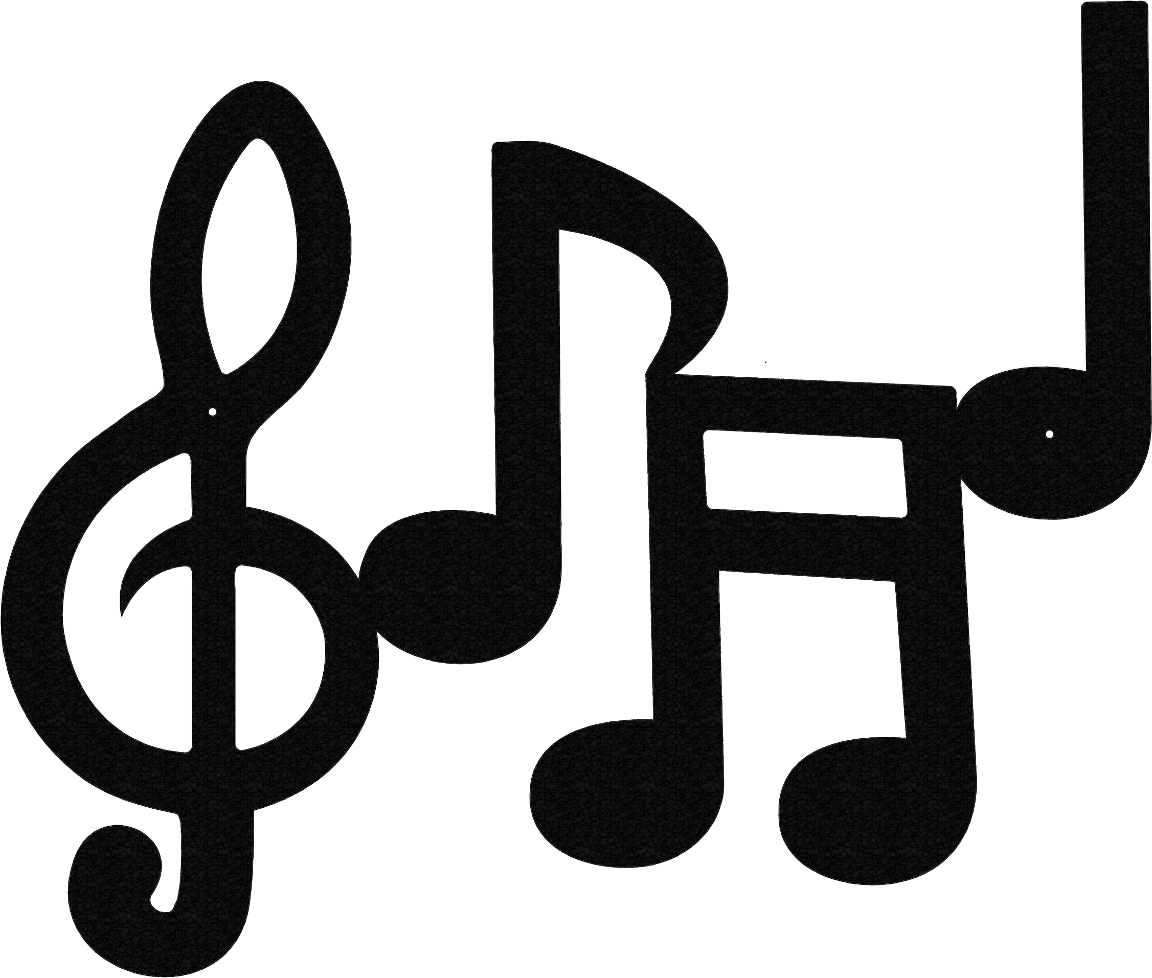 Cartoon Music Note Transparent Background, Hd Png Download - Transparent Background Note Cartoon Music Clipart (2253x1913), Png Download