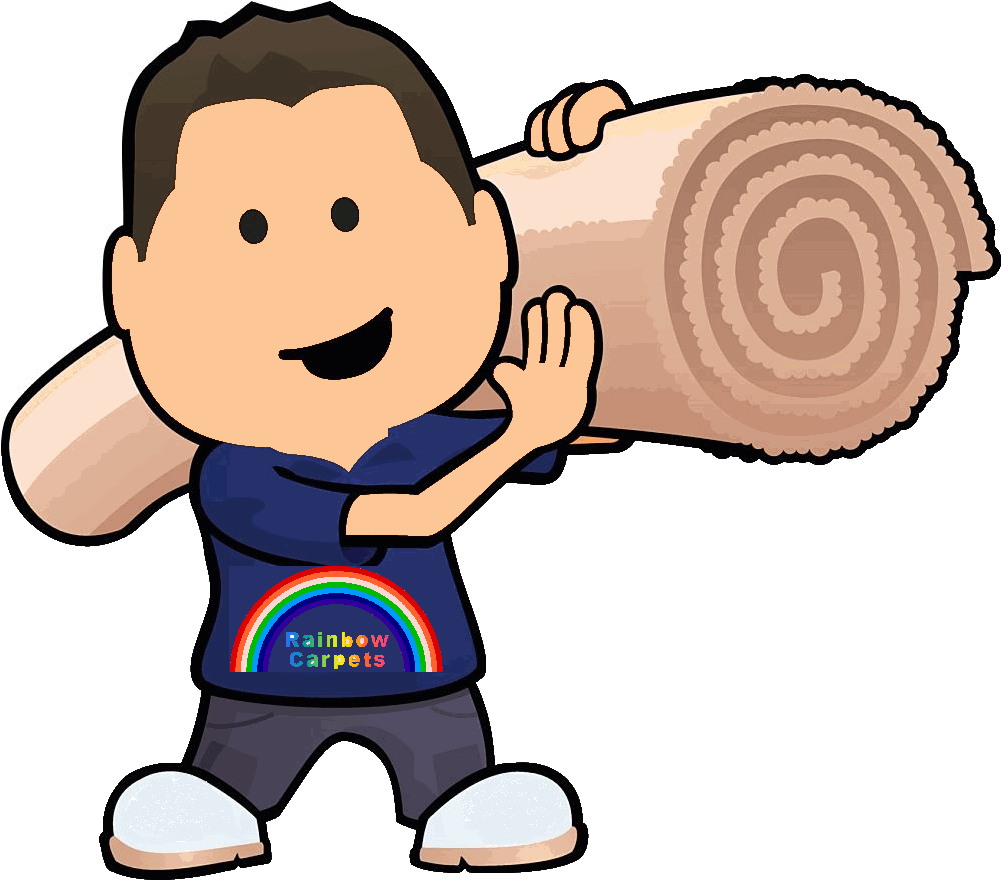 Carpet Fitter Cartoon Clipart (1022x1024), Png Download