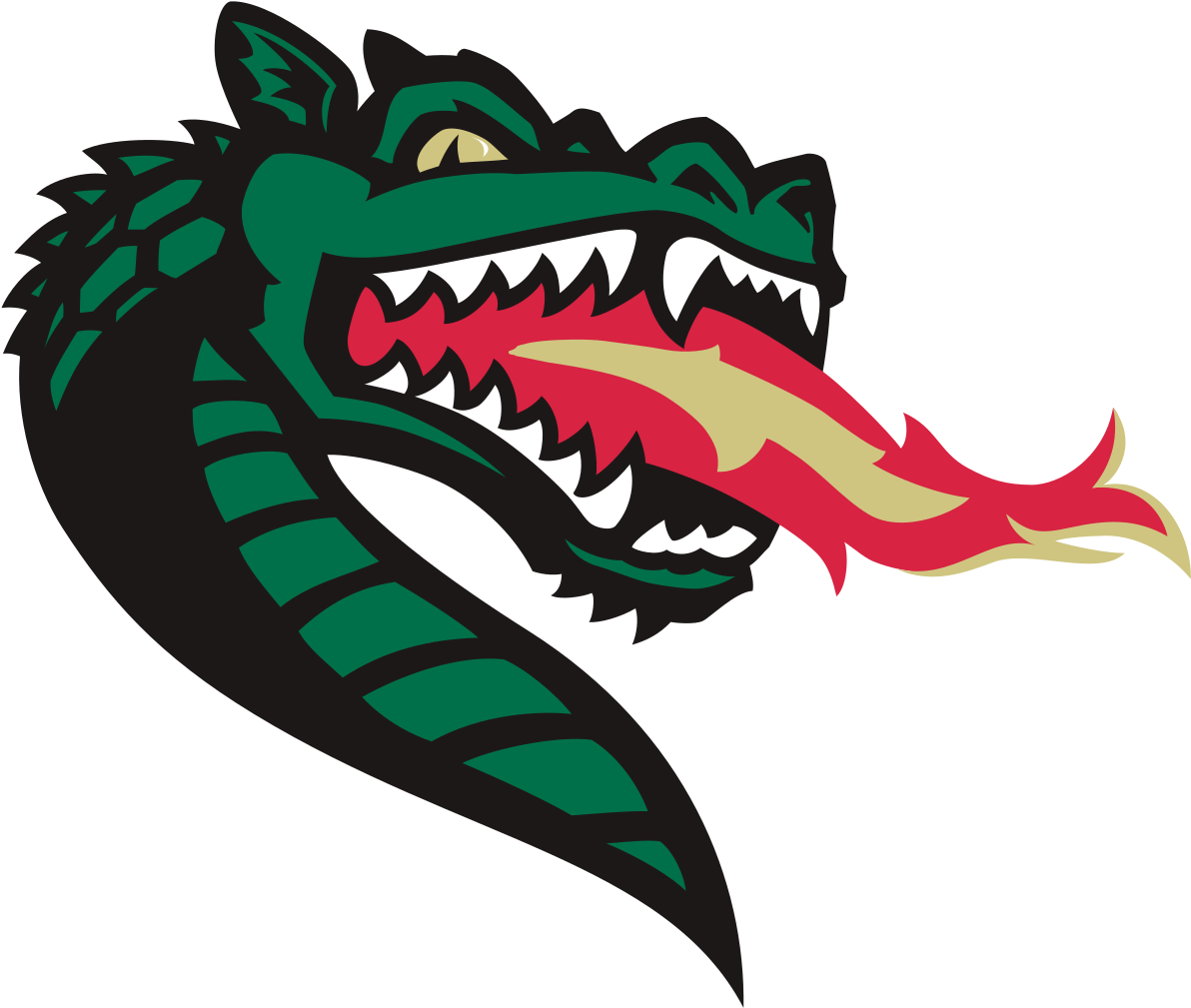 New Xfl Team Seattle Dragons Sorta Ripped Off Uab"s - Uab Blazers Logo Clipart (1200x1018), Png Download