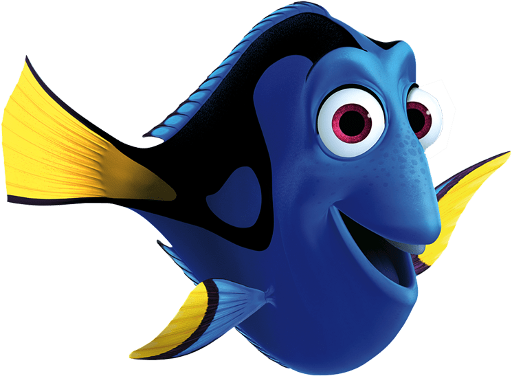 Transparent Png Stickpng Clip - Dory Finding Nemo Png (800x688), Png Download