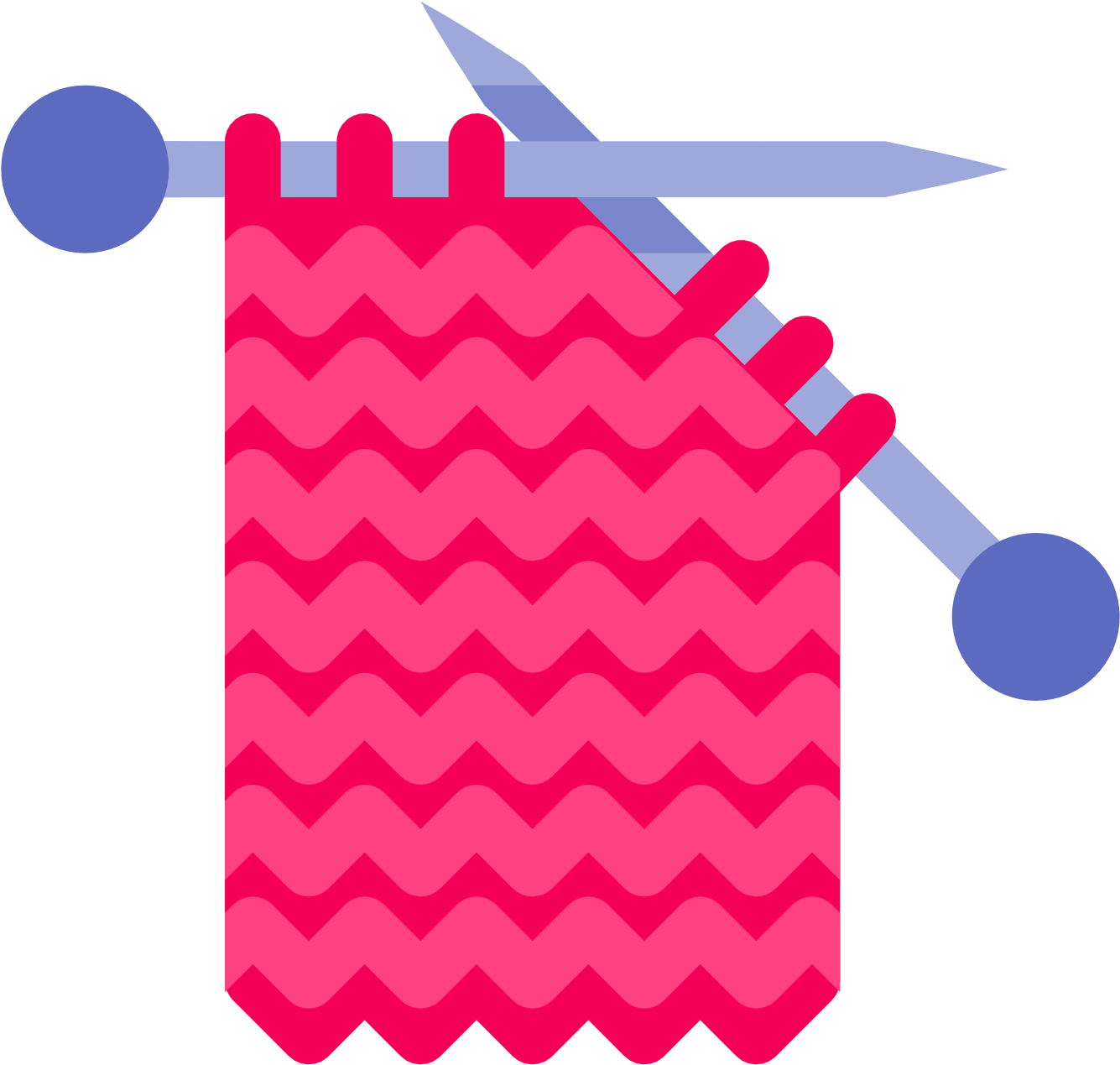 Transparent Knit Clipart - Transparent Background Knitting Clipart - Png Download (1335x1269), Png Download