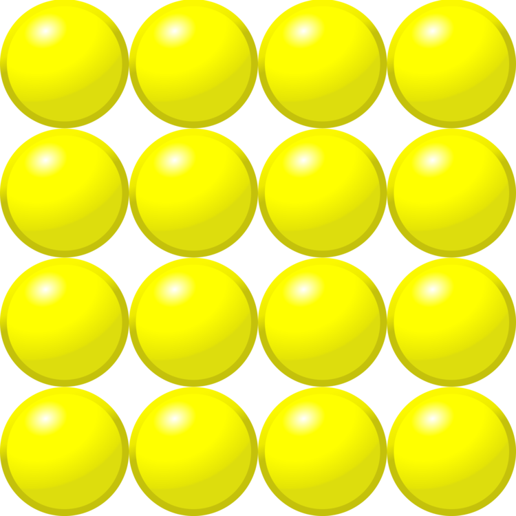Ball,yellow,sphere - Circle Clipart (750x750), Png Download