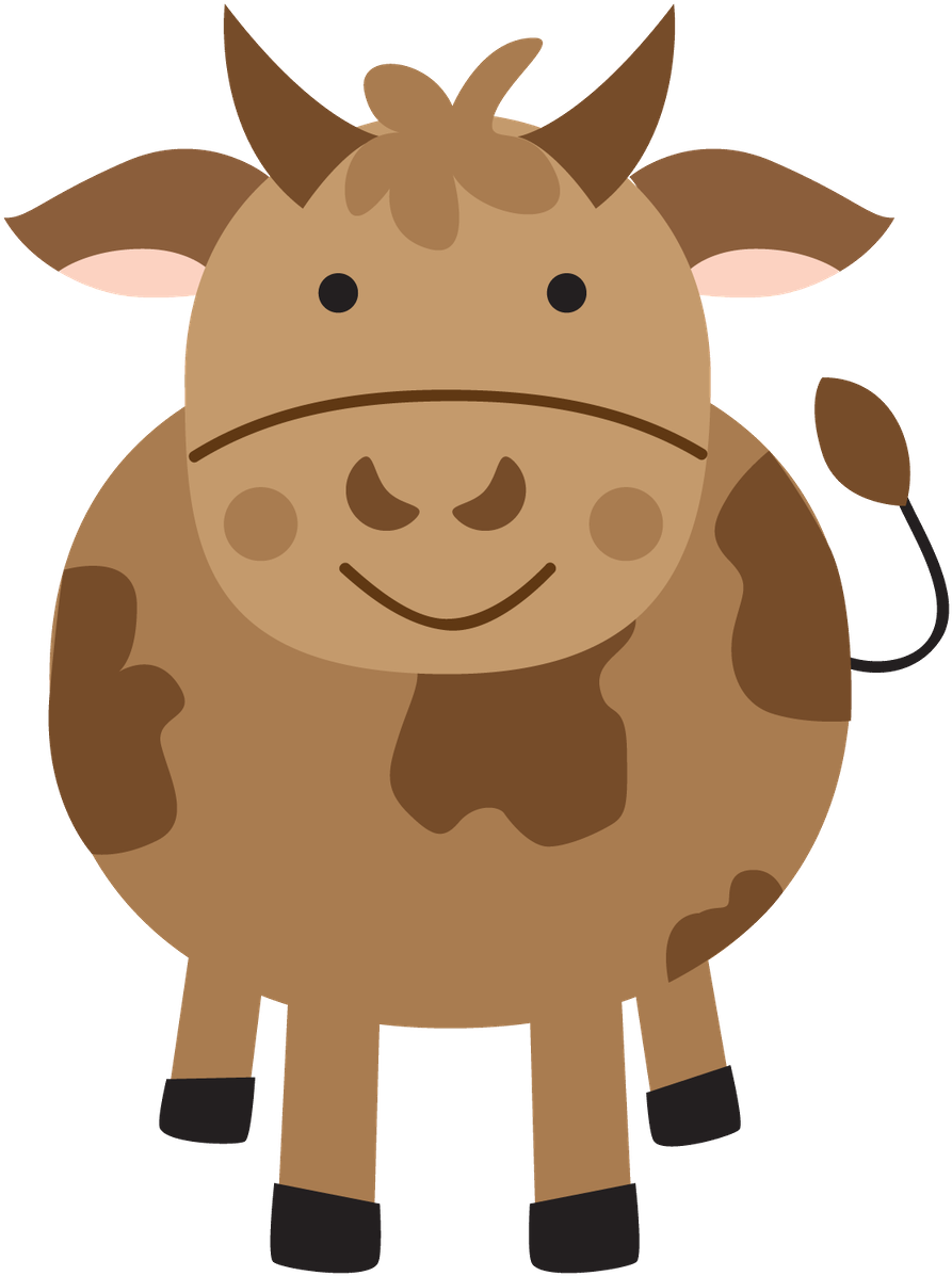 Transparent Fazendinha Png - Minus Cow Png Clipart (893x1197), Png Download
