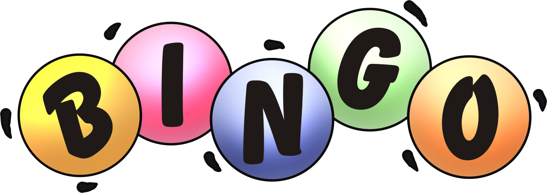 Bingo Clipart Gif - Png Download (1842x653), Png Download